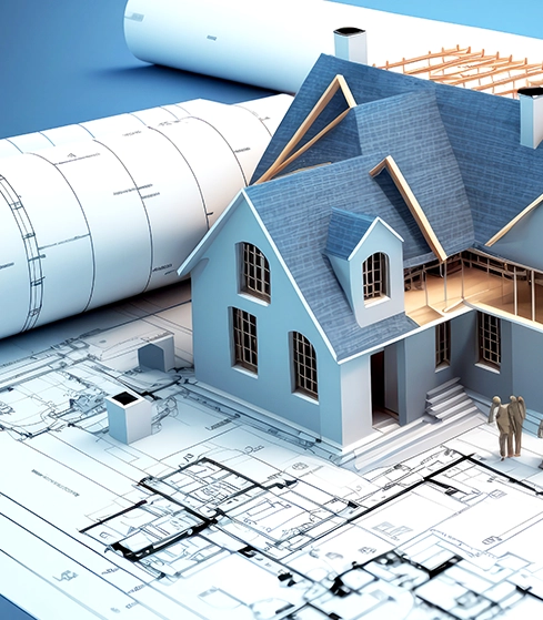 Plan pour constructions neuves à Surzur